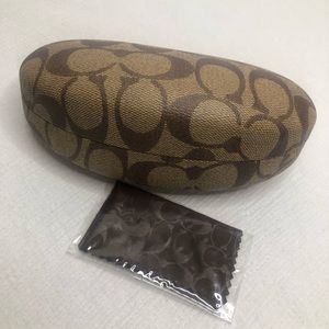 Coach Sunglasses Hard Case with Cleaning Cloth